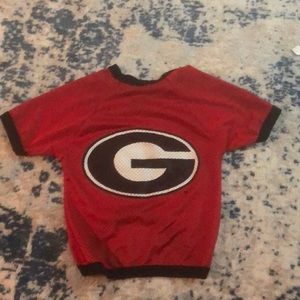 UGA dog jersey (actual jersey for a dog)